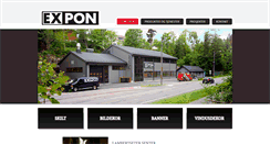 Desktop Screenshot of expon.no